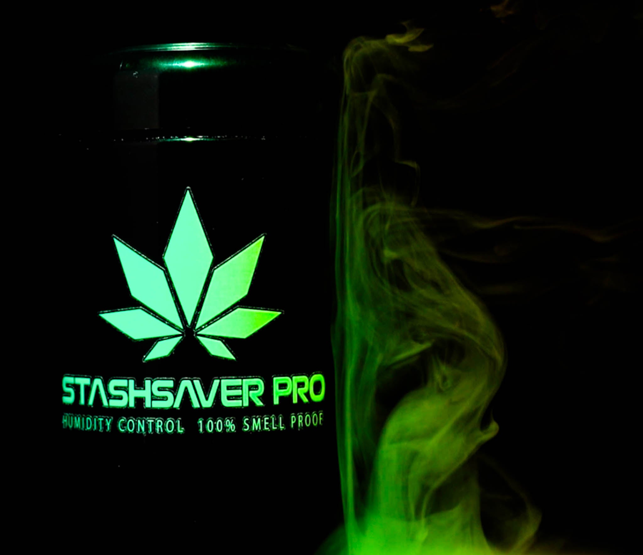 Smell Proof Jar With Leaf Logo